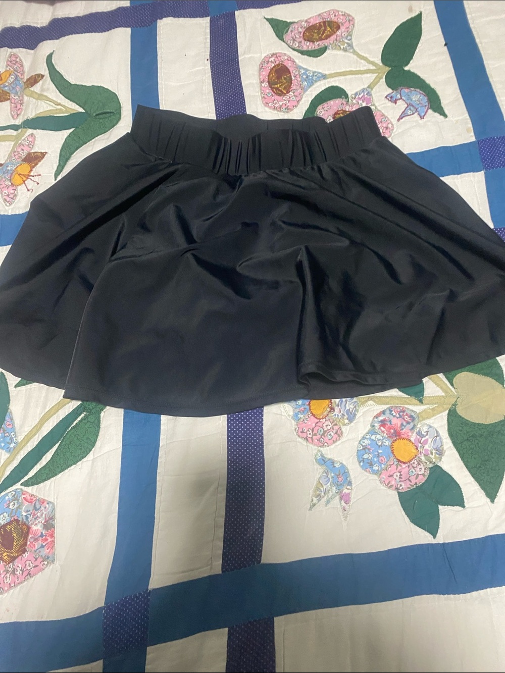 Ardene Black Circle Skater Skirt